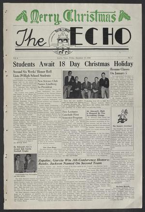 Primary view of object titled 'The Echo (Austin, Tex.), Vol. 6, No. 3, Ed. 1 Friday, December 17, 1948'.