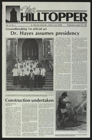 The Hilltopper (Austin, Tex.), Vol. 12, No. 1, Ed. 1 Wednesday, August 29, 1984