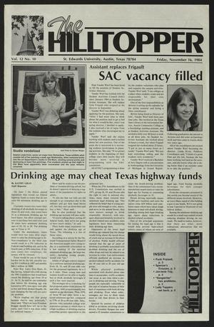 The Hilltopper (Austin, Tex.), Vol. 12, No. 11, Ed. 1 Friday, November 16, 1984