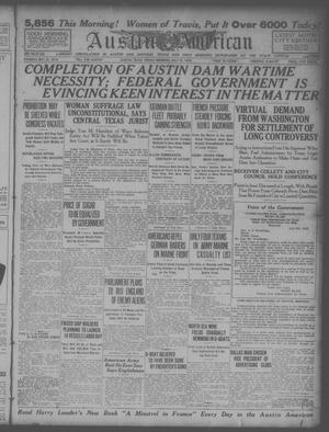 Primary view of object titled 'Austin American (Austin, Tex.), Ed. 1 Friday, July 12, 1918'.