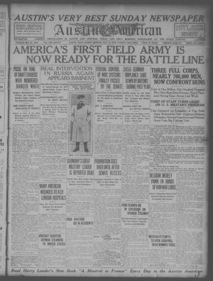 Primary view of object titled 'Austin American (Austin, Tex.), Ed. 1 Sunday, July 14, 1918'.