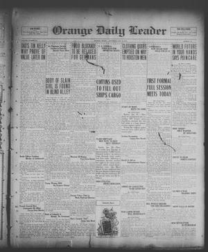 Orange Daily Leader (Orange, Tex.), Vol. 15, No. 16, Ed. 1 Saturday, January 18, 1919