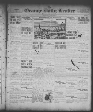 Orange Daily Leader (Orange, Tex.), Vol. 15, No. 21, Ed. 1 Friday, January 24, 1919