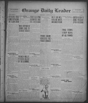 Primary view of object titled 'Orange Daily Leader (Orange, Tex.), Vol. 15, No. 71, Ed. 1 Saturday, March 22, 1919'.