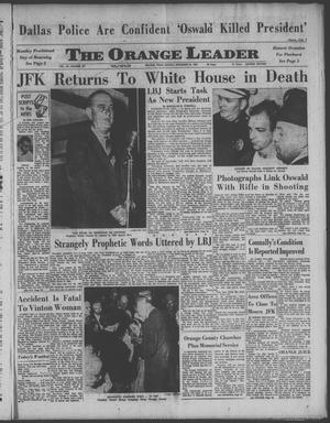 The Orange Leader (Orange, Tex.), Vol. 60, No. 277, Ed. 1 Sunday, November 24, 1963