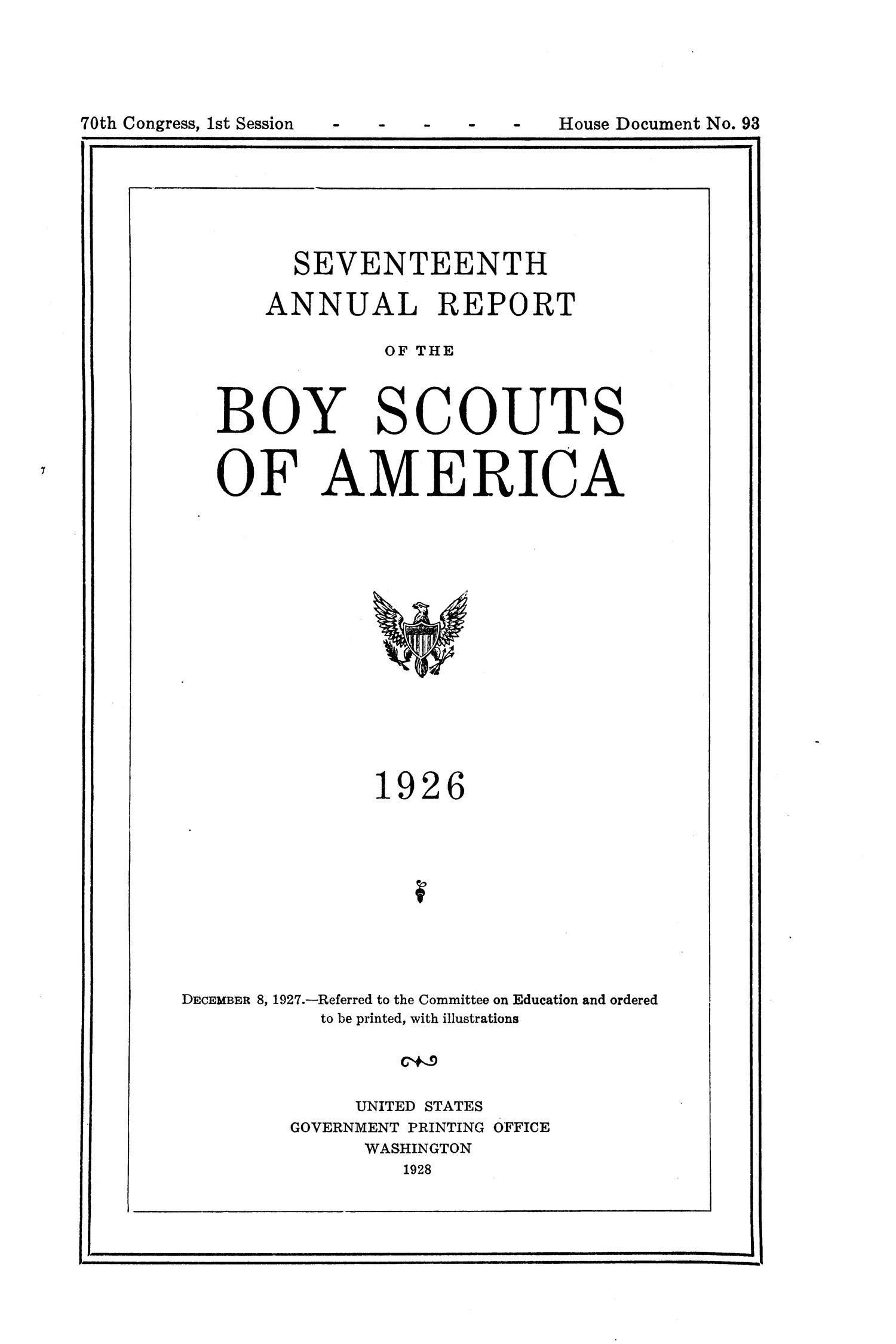 annual-report-of-the-boy-scouts-of-america-1926-page-i-the-portal