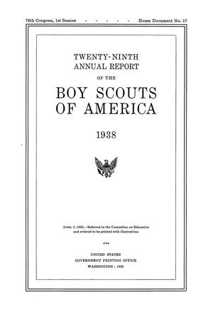 Primary view of object titled 'Annual Report of the Boy Scouts of America: 1938'.