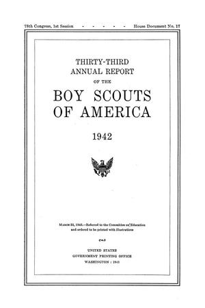 Primary view of object titled 'Annual Report of the Boy Scouts of America: 1942'.