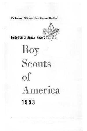 Annual Report of the Boy Scouts of America: 1953