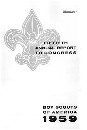 Primary view of object titled 'Annual Report of the Boy Scouts of America: 1959'.