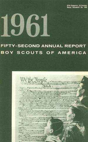 Primary view of object titled 'Annual Report of the Boy Scouts of America: 1961'.