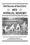 Thumbnail image of item number 1 in: 'Annual Report of the Girl Scouts of the United States of America: 1973'.