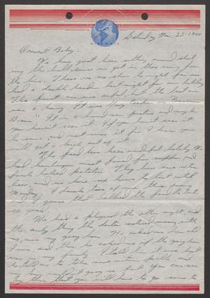 Primary view of object titled '[Letter from Joe Davis to Catherine Davis - November 25, 1944]'.