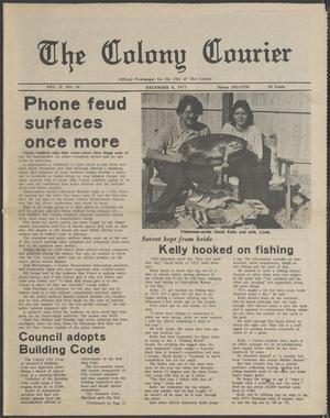 The Colony Courier (The Colony, Tex.), Vol. 2, No. 16, Ed. 1 Thursday, December 8, 1977