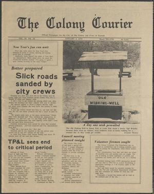 The Colony Courier (The Colony, Tex.), Vol. 3, No. 20, Ed. 1 Thursday, January 4, 1979