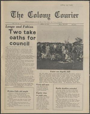 Primary view of object titled 'The Colony Courier (The Colony, Tex.), Vol. 3, No. 35, Ed. 1 Thursday, April 19, 1979'.