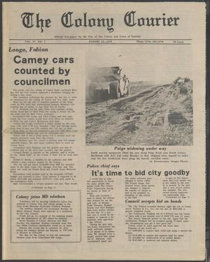 The Colony Courier (The Colony, Tex.), Vol. 4, No. 1, Ed. 1 Thursday, August 23, 1979