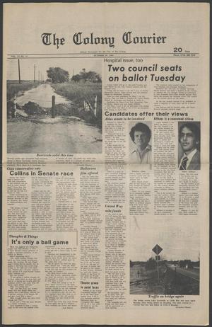 The Colony Courier (The Colony, Tex.), Vol. 6, No. 11, Ed. 1 Thursday, October 29, 1981