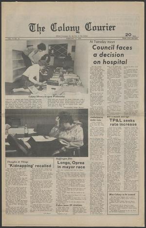 The Colony Courier (The Colony, Tex.), Vol. 6, No. 26, Ed. 1 Thursday, February 11, 1982