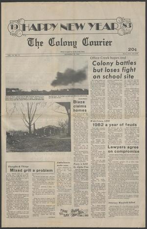 The Colony Courier (The Colony, Tex.), Vol. 7, No. 19, Ed. 1 Thursday, December 30, 1982