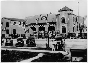 Primary view of object titled '[City Hall on Sixth Street in Texas City]'.