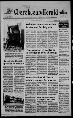 Cherokeean/Herald (Rusk, Tex.), Vol. 143, No. 21, Ed. 1 Thursday, June 27, 1991