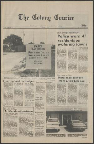 The Colony Courier (The Colony, Tex.), Vol. 8, No. 51, Ed. 1 Thursday, August 2, 1984