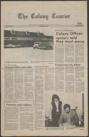 The Colony Courier (The Colony, Tex.), Vol. 9, No. 29, Ed. 1 Thursday, February 28, 1985