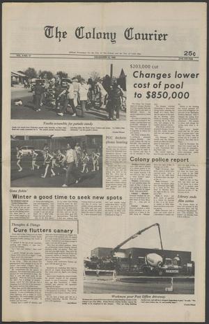 The Colony Courier (The Colony, Tex.), Vol. 10, No. 17, Ed. 1 Thursday, December 12, 1985