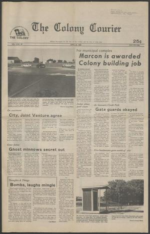 Primary view of object titled 'The Colony Courier (The Colony, Tex.), Vol. 10, No. 36, Ed. 1 Thursday, April 24, 1986'.