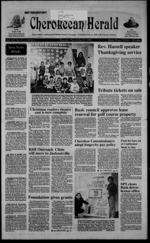 Cherokeean/Herald (Rusk, Tex.), Vol. 143, No. 42, Ed. 1 Thursday, November 21, 1991