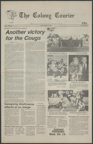 The Colony Courier (The Colony, Tex.), Vol. 13, No. 6, Ed. 1 Thursday, September 29, 1988