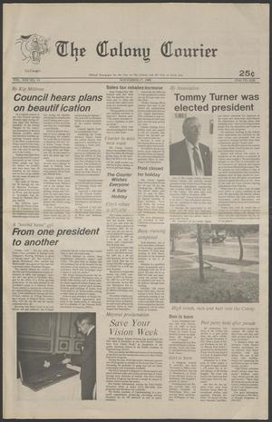 The Colony Courier (The Colony, Tex.), Vol. 13, No. 13, Ed. 1 Thursday, November 17, 1988
