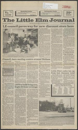 Primary view of object titled 'The Little Elm Journal (Little Elm, Tex.), Vol. 4, No. 46, Ed. 1 Wednesday, January 21, 1998'.