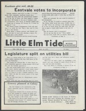 Primary view of object titled 'Little Elm Tide (Little Elm, Tex.), Vol. 8, No. 26, Ed. 1 Friday, May 23, 1975'.