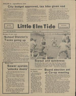 Little Elm Tide (Little Elm, Tex.), Vol. 8, No. 32, Ed. 1 Thursday, August 14, 1975