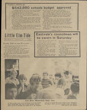 Little Elm Tide (Little Elm, Tex.), Vol. 8, No. 33, Ed. 1 Thursday, August 21, 1975