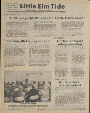 Little Elm Tide (Little Elm, Tex.), Vol. 8, No. 62, Ed. 1 Thursday, March 18, 1976