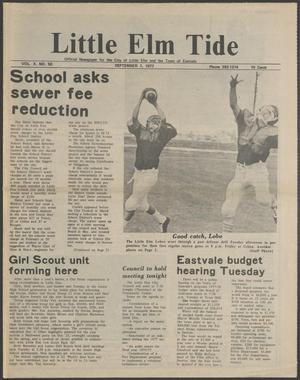 Little Elm Tide (Little Elm, Tex.), Vol. 10, No. 50, Ed. 1 Thursday, September 1, 1977