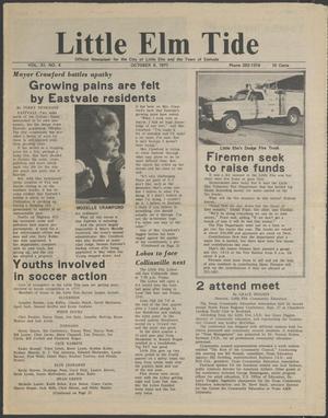 Primary view of object titled 'Little Elm Tide (Little Elm, Tex.), Vol. 11, No. 4, Ed. 1 Thursday, October 6, 1977'.