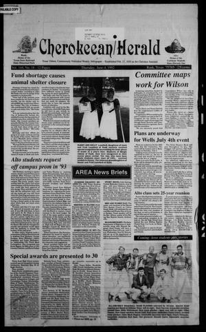 Cherokeean/Herald (Rusk, Tex.), Vol. 144, No. 18, Ed. 1 Thursday, June 4, 1992