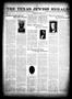 Thumbnail image of item number 1 in: 'The Texas Jewish Herald (Houston, Tex.), Vol. 15, No. 30, Ed. 1 Thursday, March 29, 1923'.