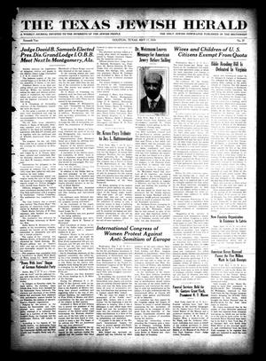 The Texas Jewish Herald (Houston, Tex.), Vol. 16, No. 37, Ed. 1 Thursday, May 15, 1924