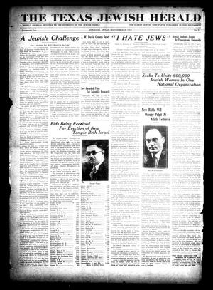 The Texas Jewish Herald (Houston, Tex.), Vol. 17, No. 3, Ed. 1 Thursday, September 18, 1924