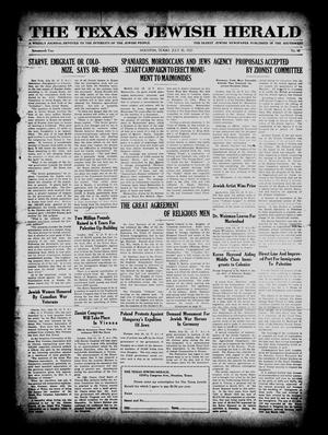 The Texas Jewish Herald (Houston, Tex.), Vol. 17, No. 48, Ed. 1 Thursday, July 30, 1925