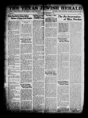 The Texas Jewish Herald (Houston, Tex.), Vol. 18, No. 17, Ed. 1 Thursday, December 24, 1925
