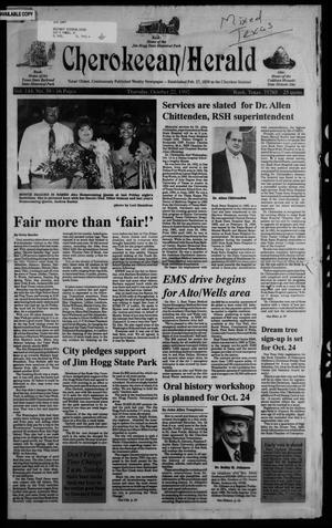 Cherokeean/Herald (Rusk, Tex.), Vol. 144, No. 38, Ed. 1 Thursday, October 22, 1992