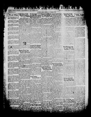 Primary view of object titled 'The Texas Jewish Herald (Houston, Tex.), Vol. 24, No. [26], Ed. 1 Thursday, October 8, 1931'.