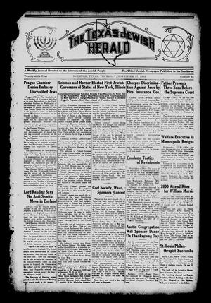 The Texas Jewish Herald (Houston, Tex.), Vol. 26, No. 32, Ed. 1 Thursday, November 17, 1932