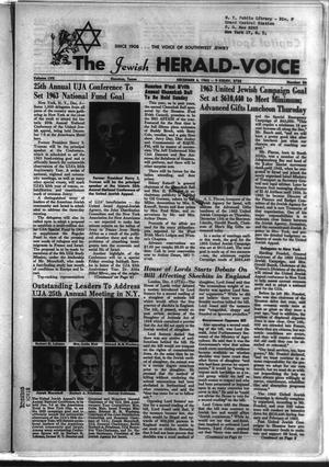 The Jewish Herald-Voice (Houston, Tex.), Vol. 57, No. 36, Ed. 1 Thursday, December 6, 1962
